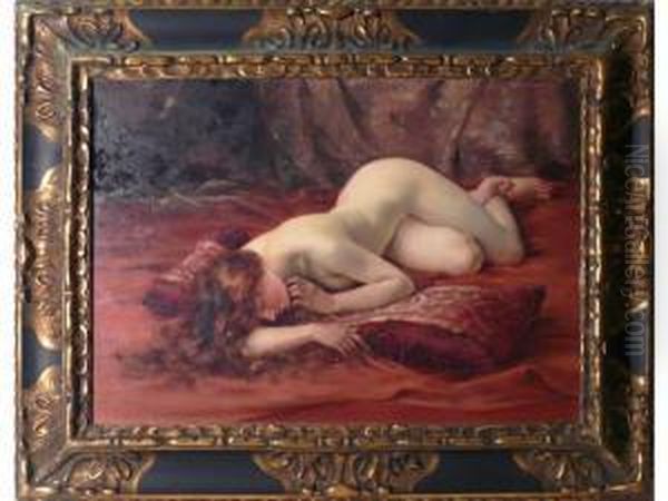 Sans Titre Oil Painting by Pierre Desire Eugene Franc Lamy