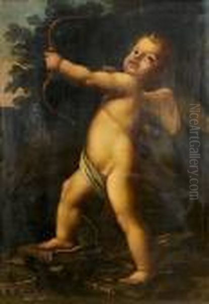 Omnia Vincit Amor Oil Painting by Marcantonio Franceschini