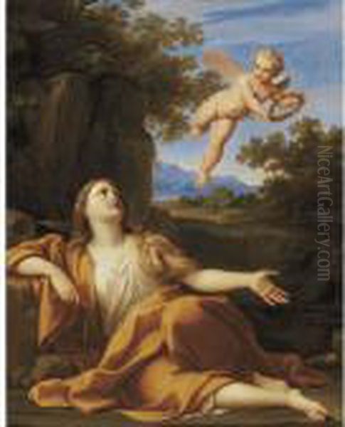 The Penitent Magdalene Oil Painting by Marcantonio Franceschini