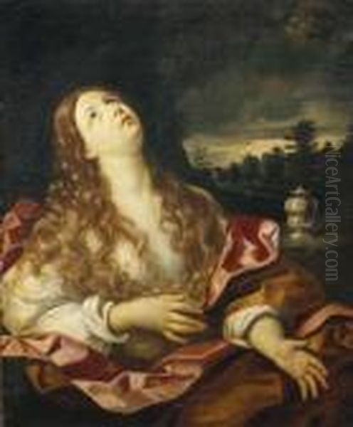 Maria Maddalena Oil Painting by Marcantonio Franceschini