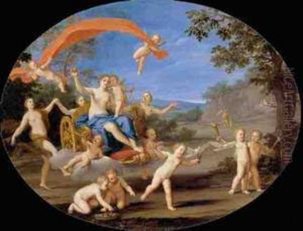 The Triumph Of Venus Oil Painting by Marcantonio Franceschini