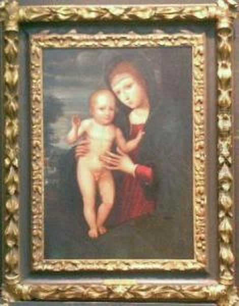 Madonna And Child Oil Painting by Francesco Francia