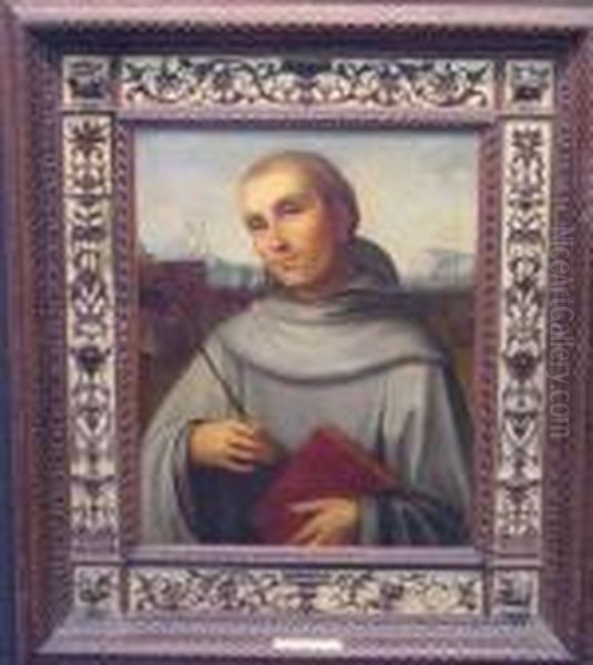 Saint Francis Of Assisi Oil Painting by Francesco Francia