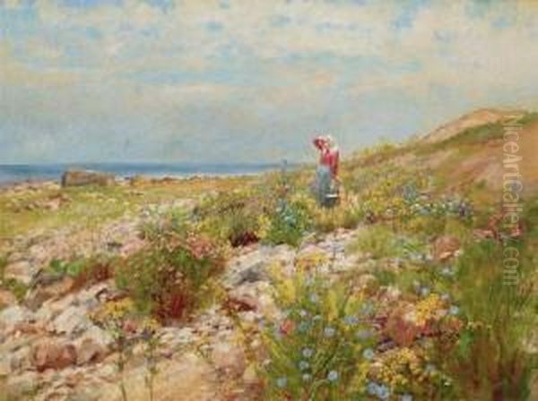 Sommertag Am Meer Oil Painting by Philipp Franck