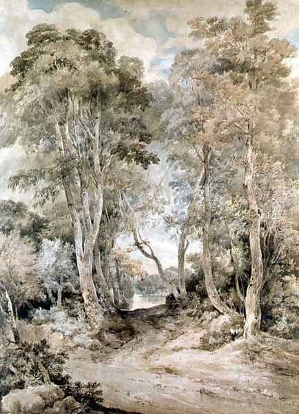 Wood Scene, 1810 Oil Painting by John Crome