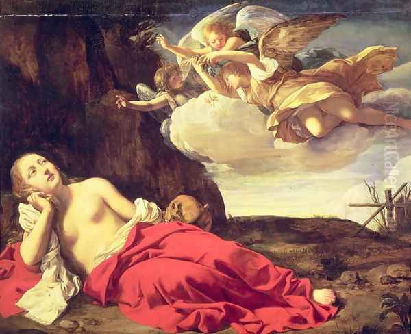 Penitent Mary Magdalene Oil Painting by Guido Cagnacci