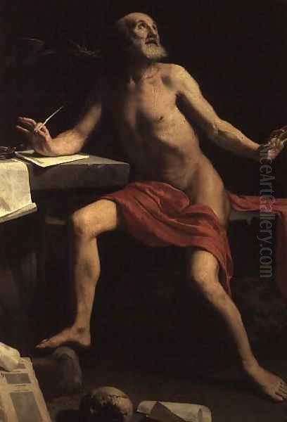 St. Jerome Oil Painting by Guido Cagnacci