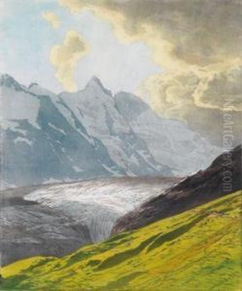 Im Hochgebirge Oil Painting by Hans Frank