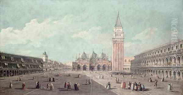 Piazza San Marco Oil Painting by Luca Carlevaris