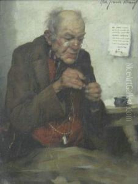 Dr. Fr. Schoenfeld Oil Painting by Robert Frank-Krauss