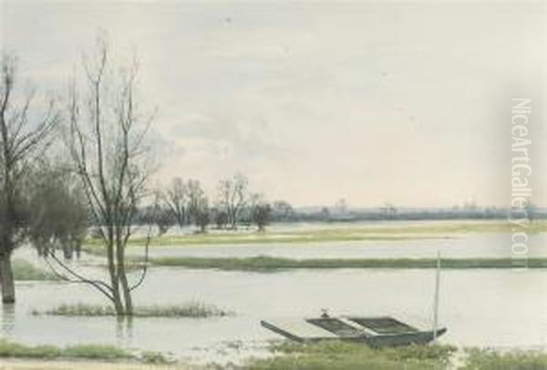 The Flood Plain Oil Painting by William Fraser Garden