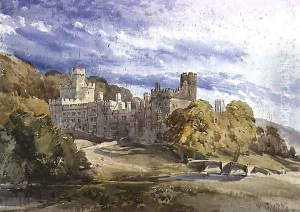 Arundel Castle Oil Painting by William Callow