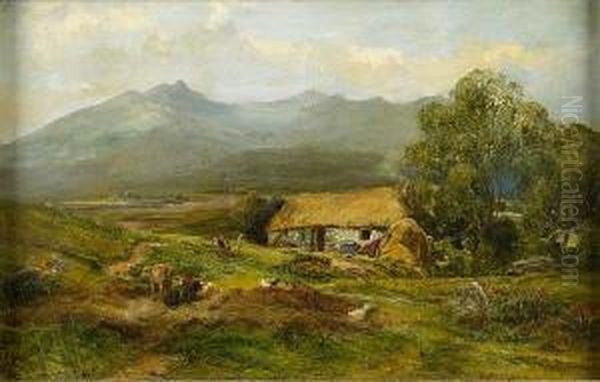 The Seven Sister - Ben Cruachan Oil Painting by Alexander Jnr. Fraser