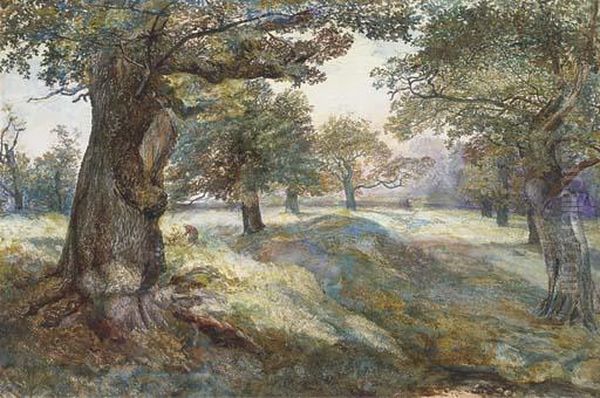 The Bracken Gatherers Oil Painting by Alexander Jnr. Fraser