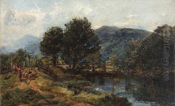 Glen Falloch Oil Painting by Alexander Jnr. Fraser