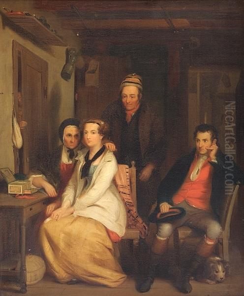 The Anxious Suitor Oil Painting by John Fraser