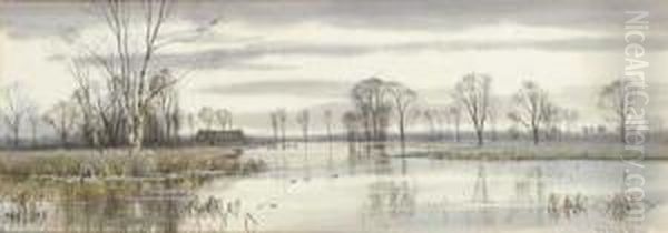 In The Isle Of Ely Oil Painting by Robert Winter Fraser