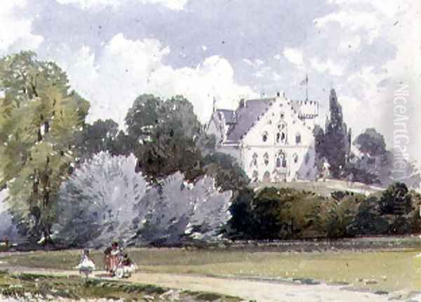 Souvenirs of Rosenau, the birthplace of HRH The Prince Consort, Husband of Queen Victoria (2) Oil Painting by William Callow