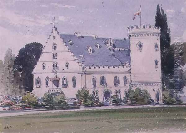 Souvenirs of Rosenau, the birthplace of HRH The Prince Consort, Husband of Queen Victoria (1) Oil Painting by William Callow