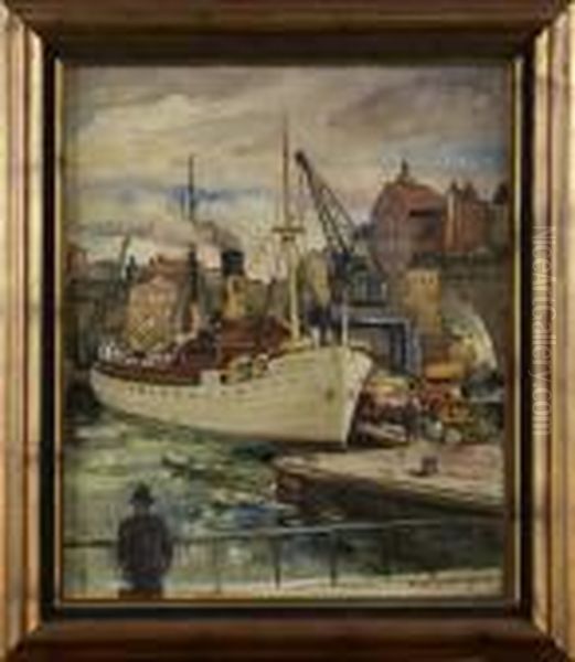 Figge Oil Painting by Carl Einar, Figge Fredriksson