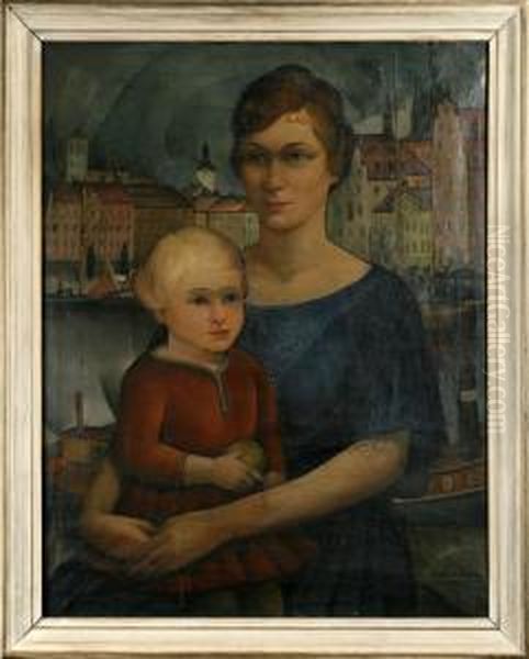 Figge Oil Painting by Carl Einar, Figge Fredriksson