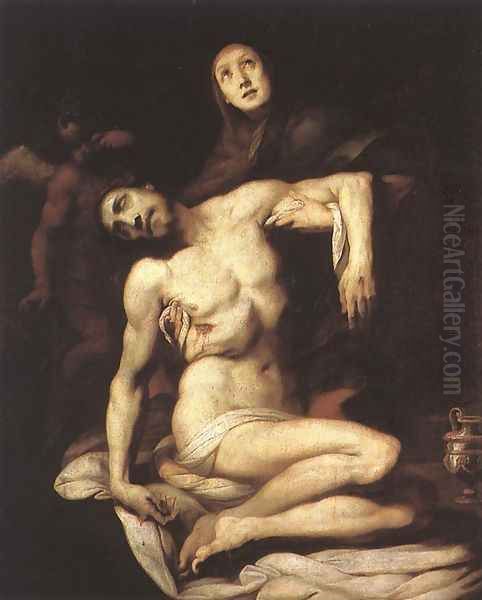 The Pieta 1626 Oil Painting by Daniele Crespi