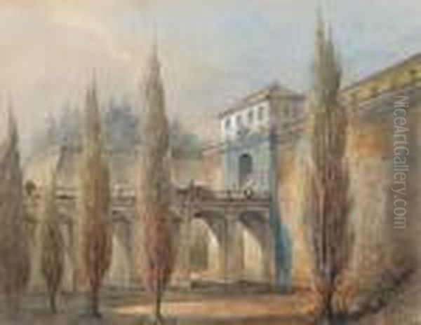 Wien Oil Painting by Johann Wilhelm Frey