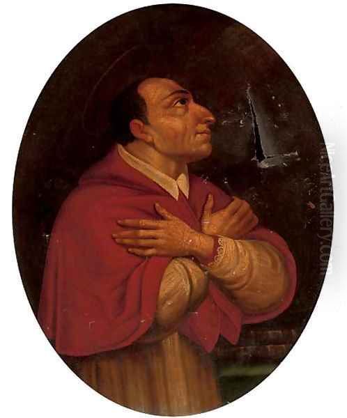 Saint Charles Borromeo Oil Painting by Daniele Crespi