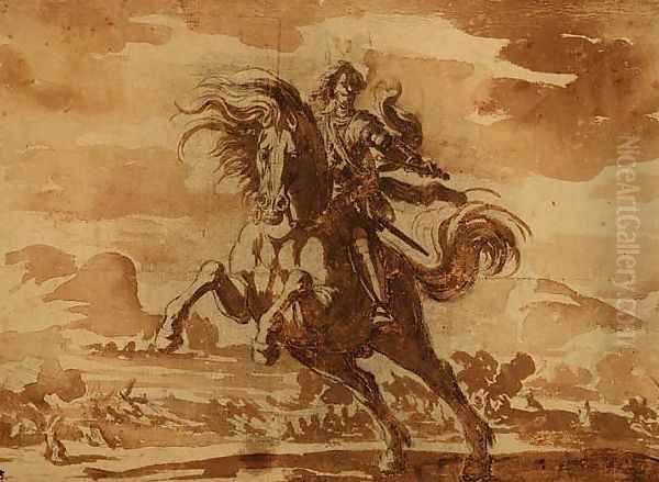 Louis de Loraine-Guise Oil Painting by Jacques Callot