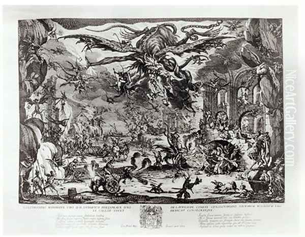 The Temptation of St. Anthony Oil Painting by Jacques Callot