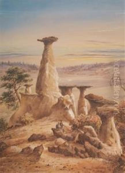 Monument Park, Colorado Oil Painting by Washington F. Friend