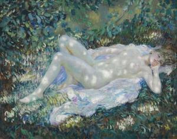 Sunspots Oil Painting by Frederick Carl Frieseke