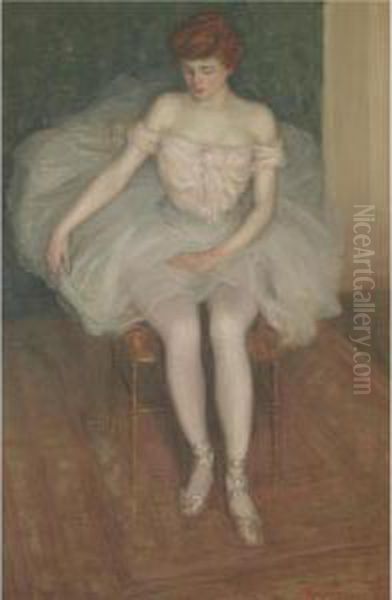 Ballerina Oil Painting by Frederick Carl Frieseke