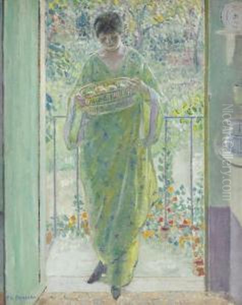 The Kitchen Door Oil Painting by Frederick Carl Frieseke