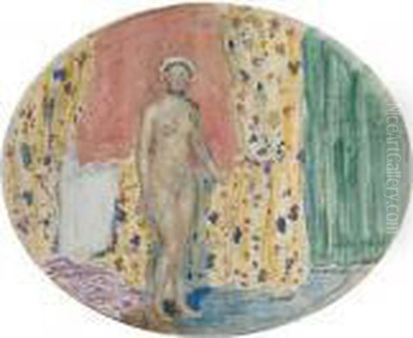 Bathing Nude Oil Painting by Frederick Carl Frieseke