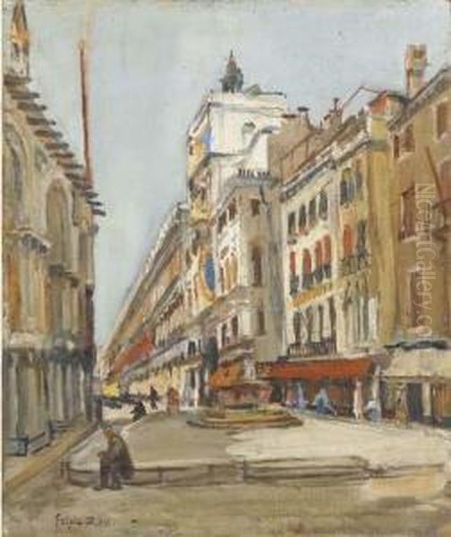 Venezia, Scorcio A San Marco Oil Painting by Donato Frisia