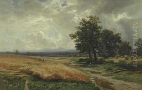 Landscape. Oil Painting by Otto Frolicher