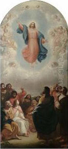 The Ascension Of Christ Oil Painting by William Edward Frost