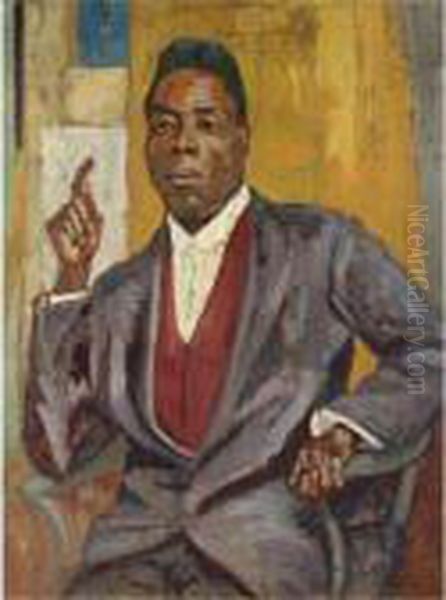 Portrait Of A Gentleman Oil Painting by Roger Eliot Fry