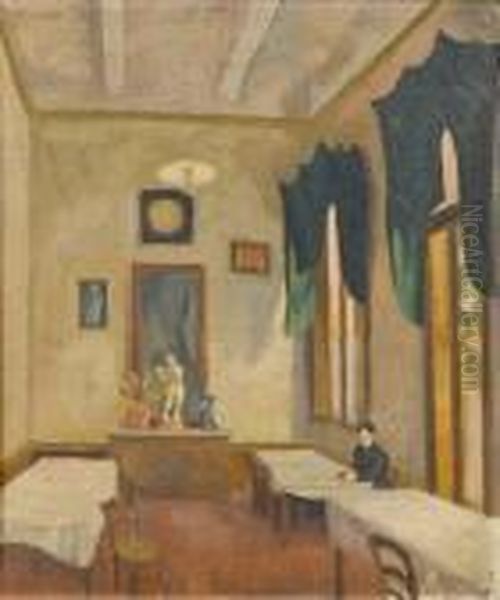 View Of An Interior Oil Painting by Roger Eliot Fry