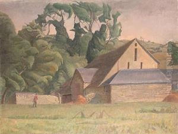 The Barn Oil Painting by Roger Eliot Fry