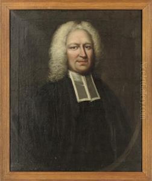 Portrait Of Henry Crispe Of Catton (1657-1736/7) Oil Painting by Thomas Frye