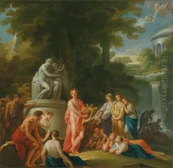 Apollo Fra I Pastori Oil Painting by Friedrich Heinrich Fuger