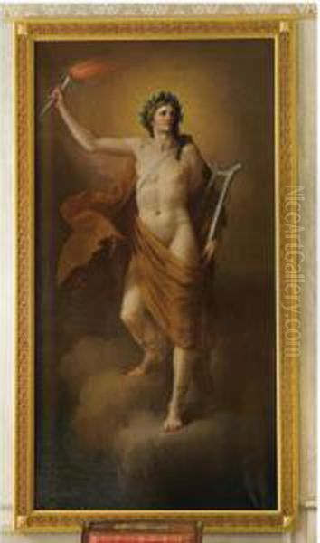 Apollo Oil Painting by Friedrich Heinrich Fuger