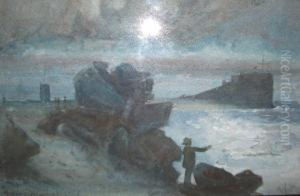 Nobby Oil Painting by Albert Henry Fullwood