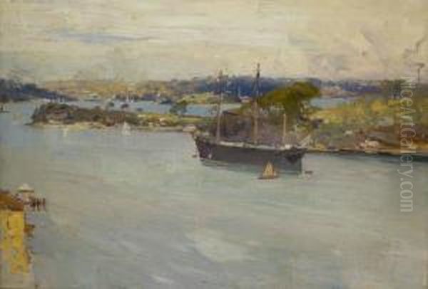 The Old Sobraon, Sydney Oil Painting by Albert Henry Fullwood