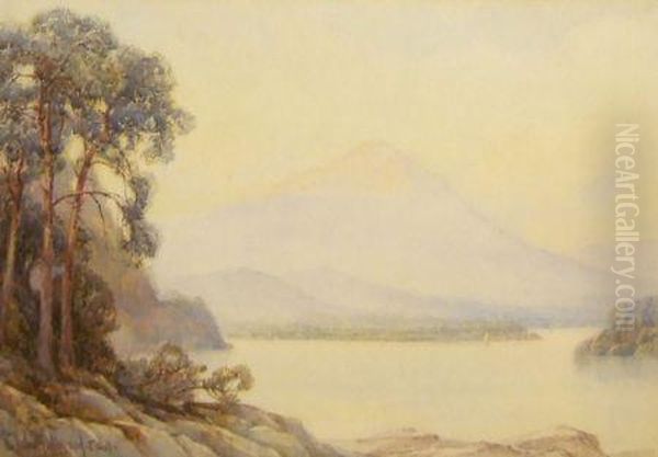 Ben Lomond Oil Painting by John Fullwood