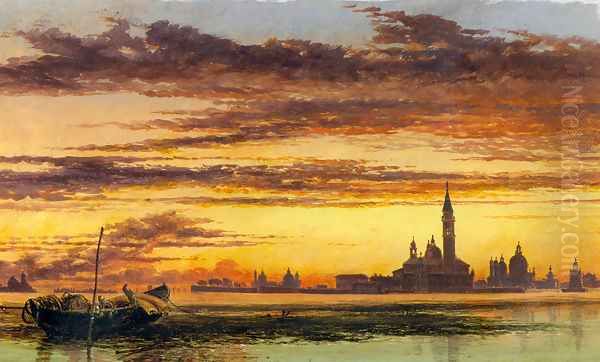 San Giorgio Maggiore, Venice Oil Painting by Edward William Cooke