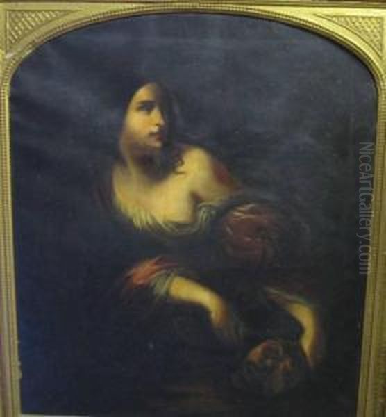 Judith With The Head Of Holofernes Oil Painting by Francesco Furini