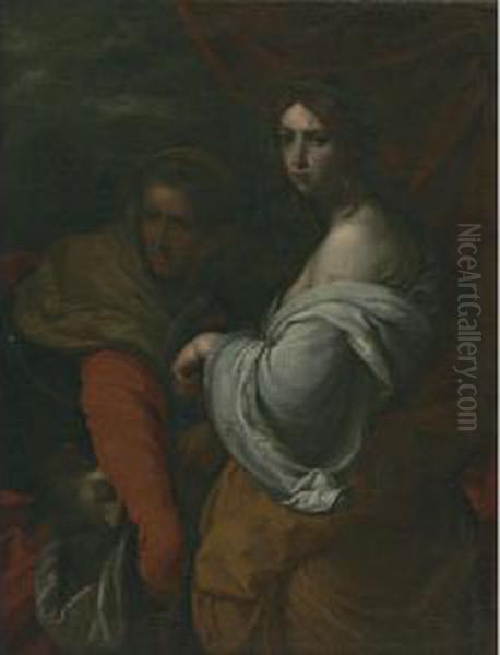 Judith With The Head Of Holofernes Oil Painting by Francesco Furini